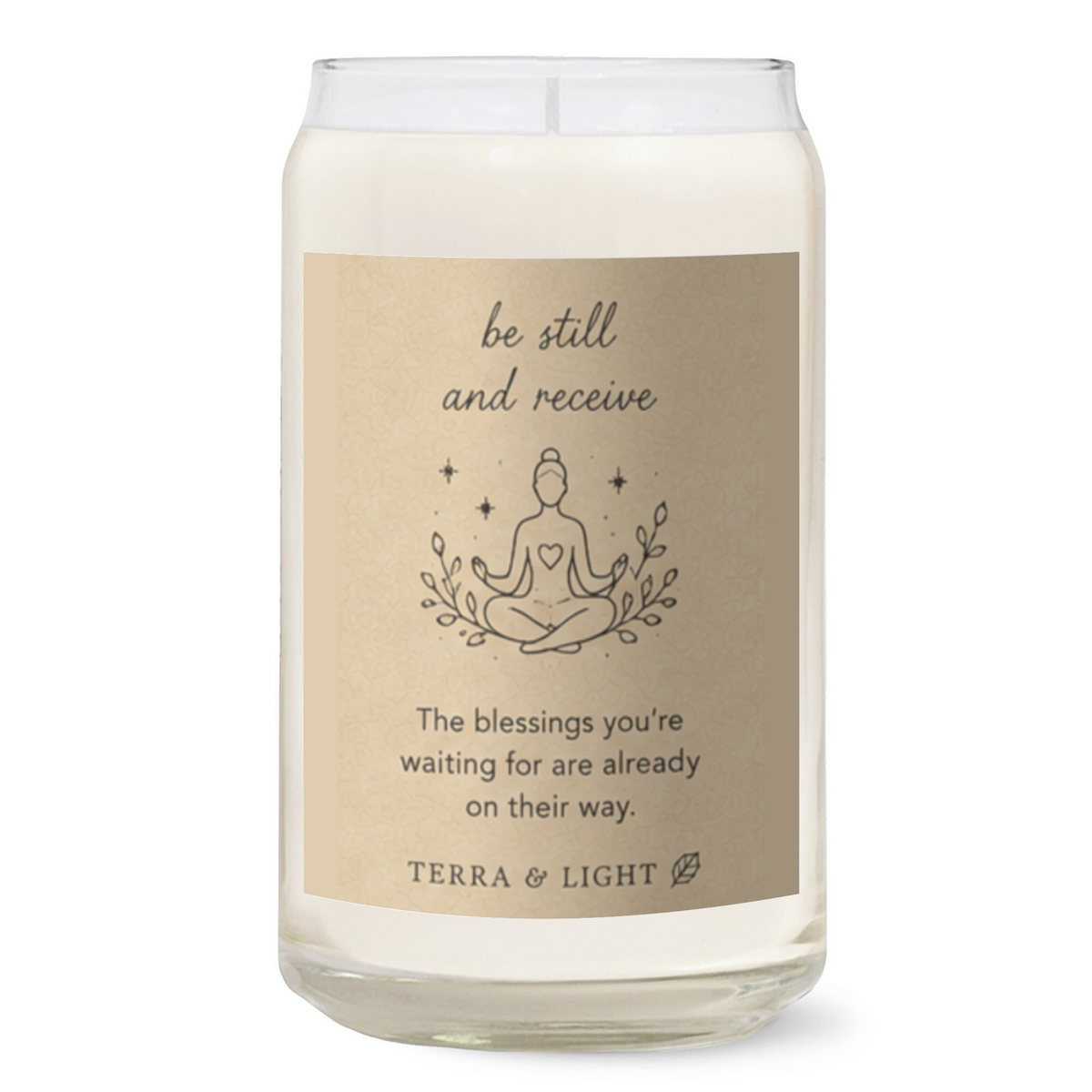 BE STILL & RECEIVE - Honeysuckle Candle  (13.75 oz)